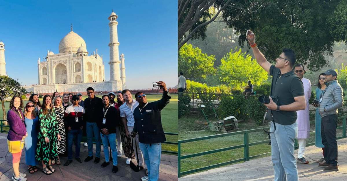 अनिल कुंबले ने किया ताज का दीदार, स्मारक की खूबसूरती में खोए दिग्गज, पर्यटकों ने खिंचवाई फोटो