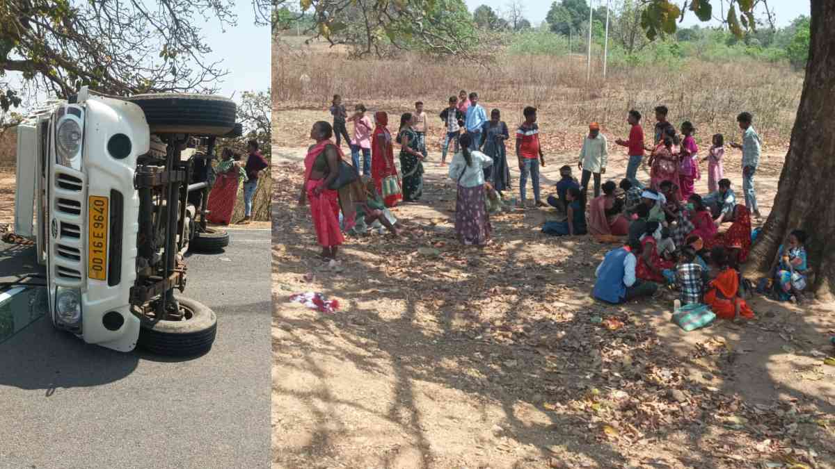 प्रदीप मिश्रा की कथा सुनने जा रहे श्रद्धालुओं से भरी पिकअप पलटी, 35 लोग घायल