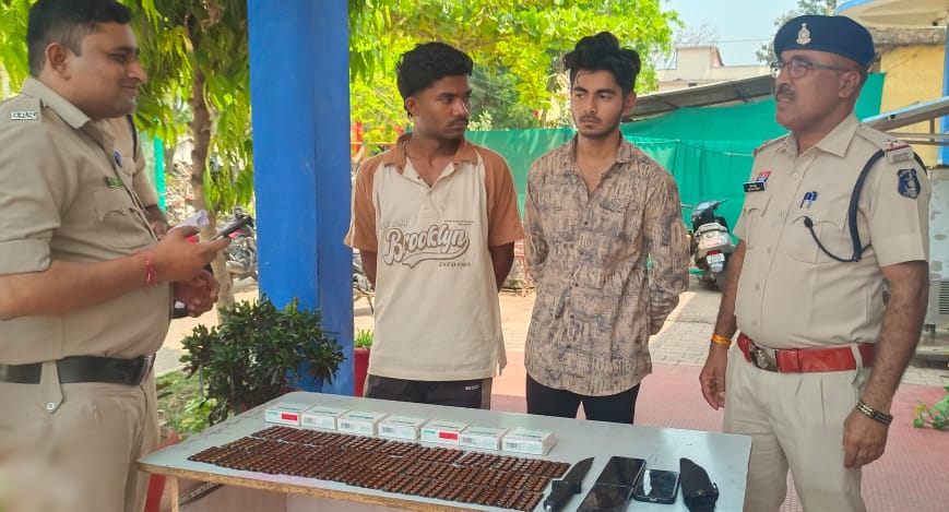 नशे के खिलाफ पुलिस की कार्रवाई, 590 नग नाइट्रोटेन टेबलेट के साथ 2 आरोपी गिरफ्तार…
