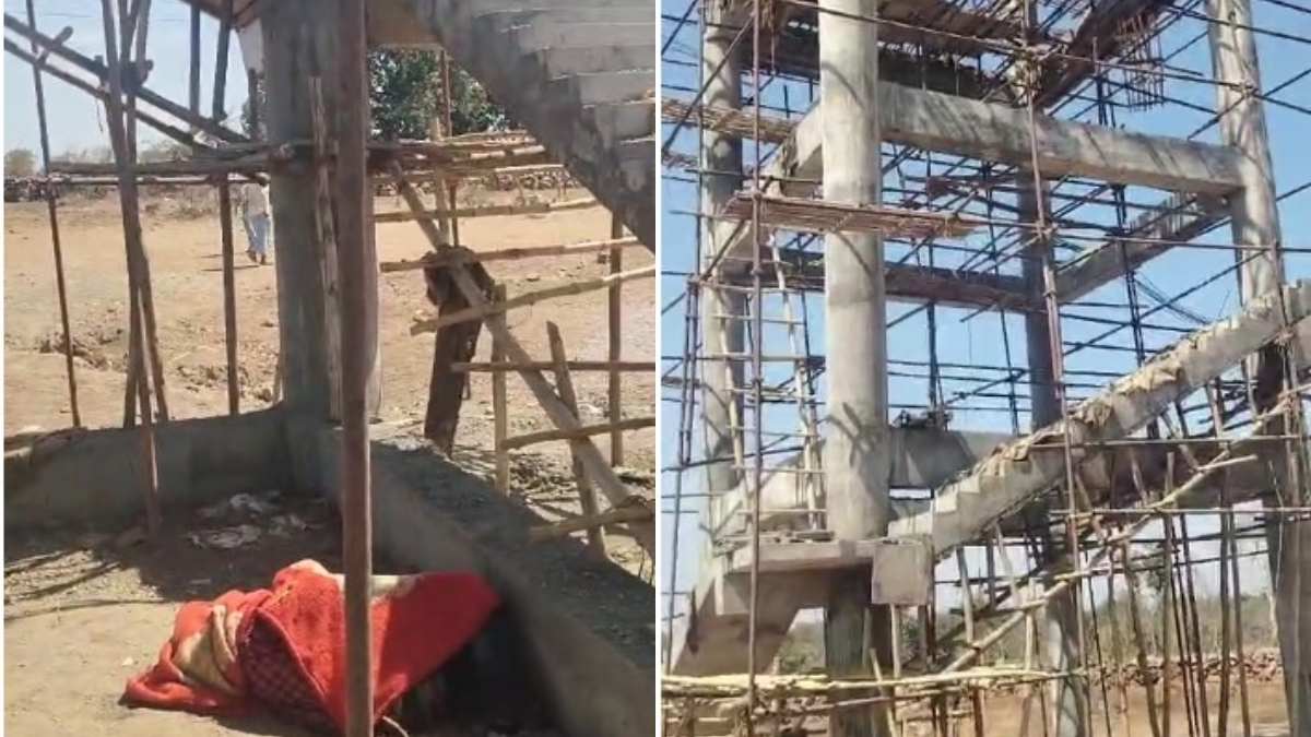 न हेलमेट न सेफ्टी बेल्ट.., निर्माणाधीन पानी की टंकी से गिरकर मजदूर की मौत, ठेकेदार दिन की जगह रात में करा रहा था काम