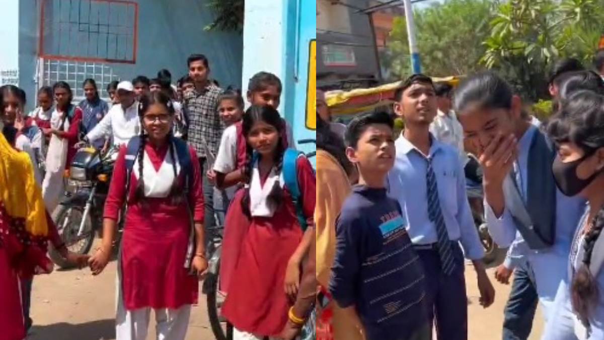‘गर्लफ्रेंड ढूंढन जो मैं चला..’ स्कूल के बाहर युवक ने बनाई REEL, देखते ही छूटी छात्राओं की हंसी