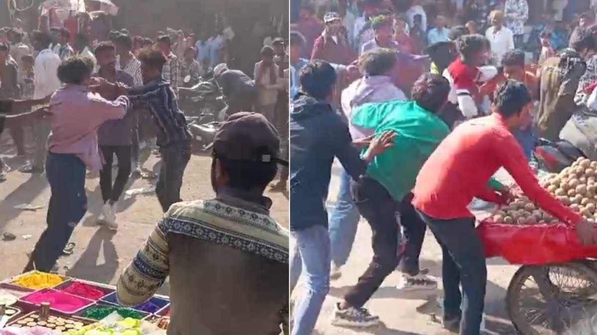 भगोरिया पर्व पर हुड़दंगियों का उत्पात: बाजार में कई दुकानों का बिखेरा सामान, Video वायरल