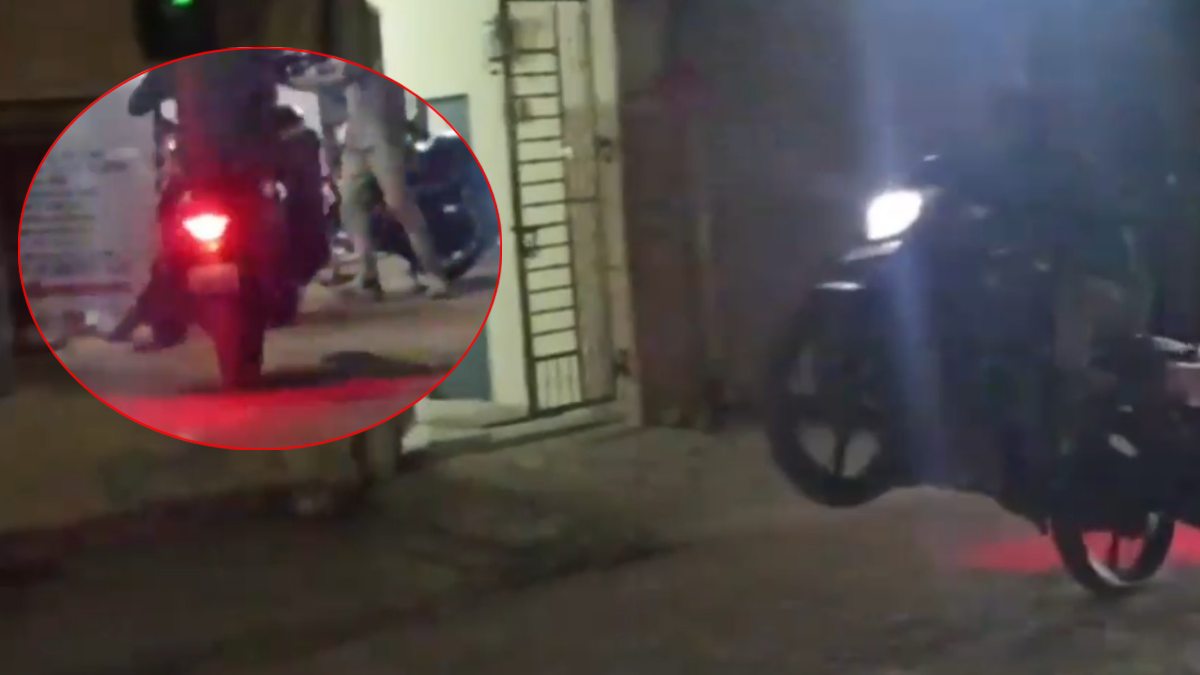 थाने से चंद कदम दूरी पर युवक का हैरतअंगेज कारनामा, पुलिस की नहीं पड़ी नजर, वीडियो वायरल