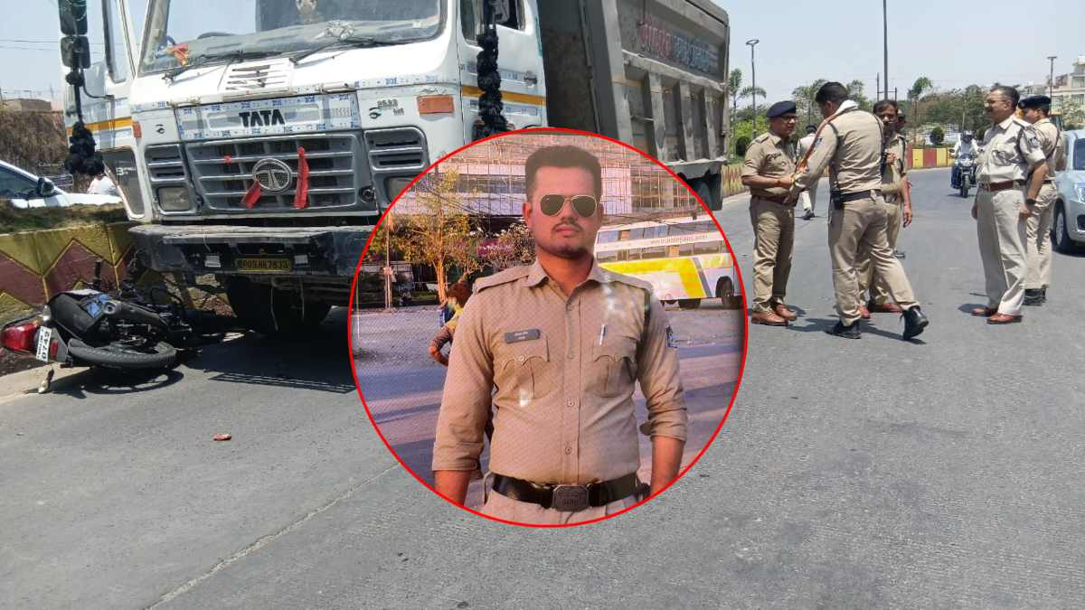 सड़क हादसे में आरक्षक की मौतः मॉर्निंग शिफ्ट खत्म कर घर जा रहे अजय शर्मा को डंपर ने कुचला, मौके पर ही तोड़ा दम