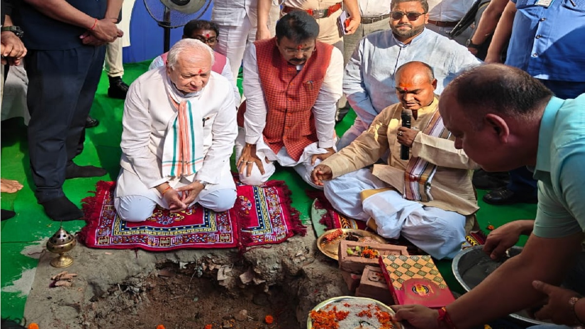 दरभंगा: राज्यपाल आरिफ मोहम्मद खान ने नए रेड क्रॉस भवन का किया भूमि पूजन, कहा- स्वार्थ से ऊपर उठकर करना होगा कार्य
