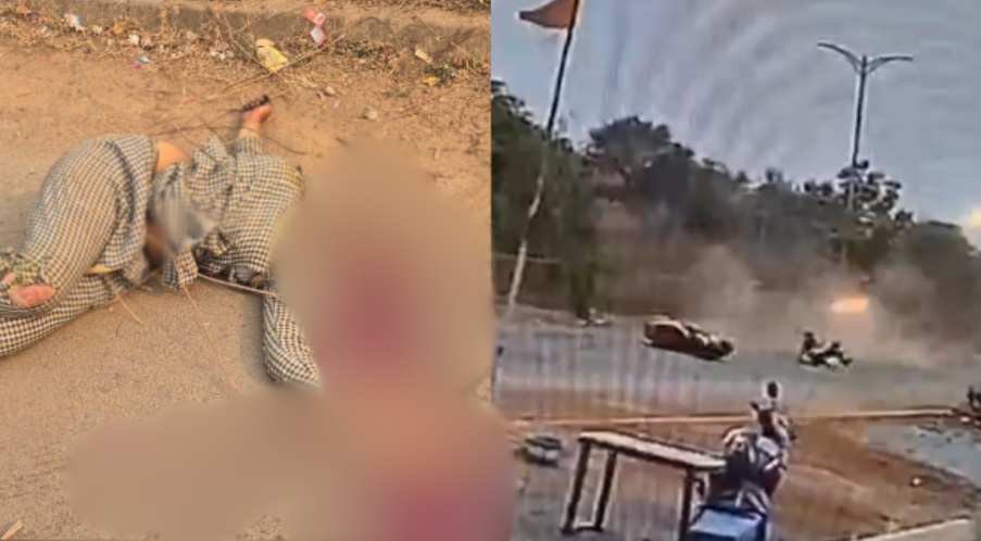 रायपुर में भीषण सड़क हादसा : डिवाइडर से टकराई स्कूटी, युवती का सिर धड़ से हुआ अलग, देखें Video