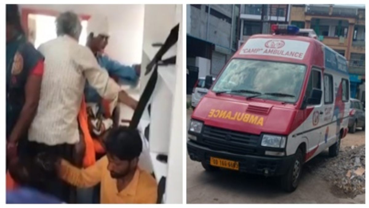 स्वास्थ्य व्यवस्था की बदहाल तस्वीर: एम्बुलेंस में ठूंस-ठूंस कर भरे 10 से ज्यादा मरीज, Video वायरल 