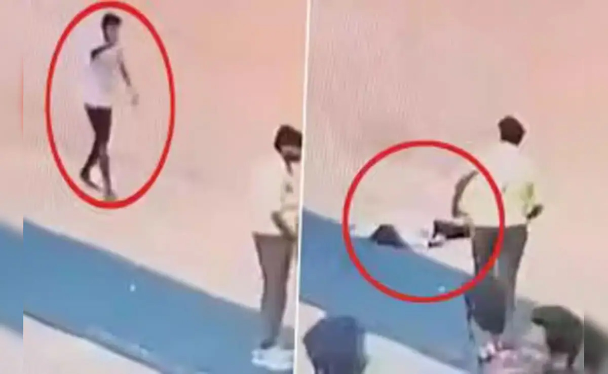 मौत का लाइव वीडियोः हैदराबाद में क्रिकेट खेलते समय बीटेक छात्र को आया हार्ट अटैक, मैदान में ही तोड़ दिया दम
