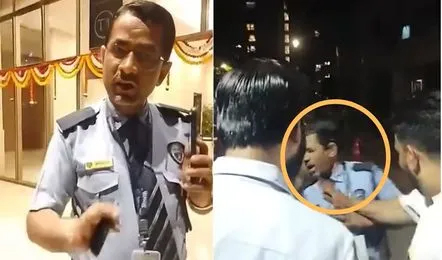 मराठी भाषा पर घमासानः ‘मराठी’ नहीं आने पर राज ठाकरे की पार्टी कार्यकर्ताओं ने चौकीदार को मारे थप्पड़; हाथ जोड़कर माफी मंगवाई, देखें VIDEO