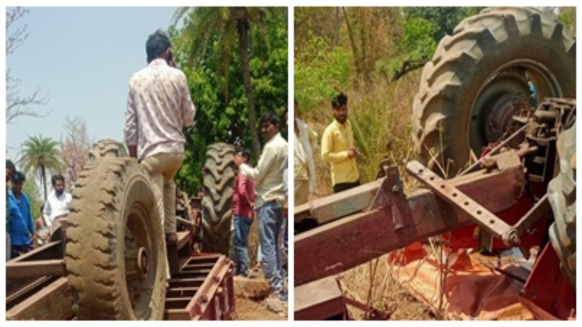बच्चे के मुंडन के लिए जा रहा था परिवार, रास्ते में पलटी ट्रैक्टर ट्रॉली, मच गई चीख पुकार  