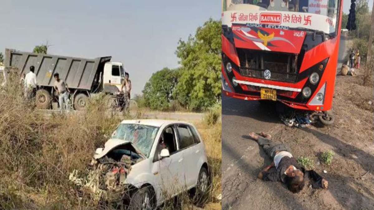 MP Road Accident: उमरिया में बस ने स्कूटी को लिया चपेट में, युवक की मौत, मैहर में ट्रक और कार में भिड़ंत से दो घायल, गुस्साए ग्रामीणों ने ट्रक में लगा दी आग