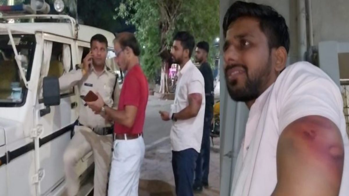 पुलिस की बर्बरताः हेलमेट चेकिंग के नाम पर बीजेपी नेता की पिटाई, दो पुलिसकर्मी निलंबित, मामले की जांच जारी