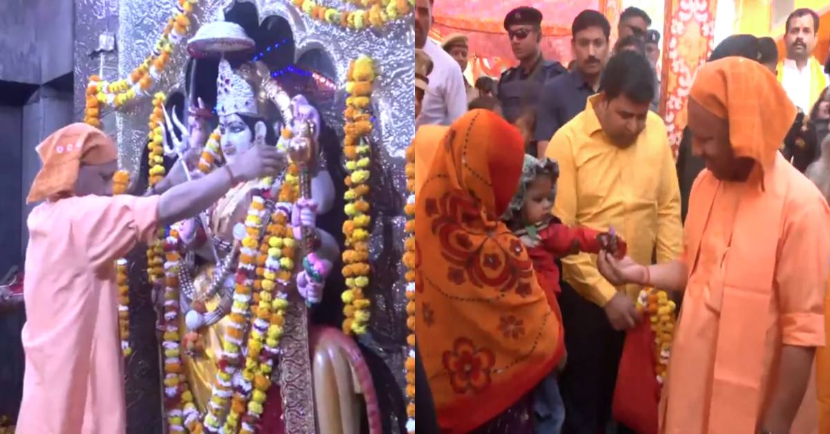देशभर में मनाई जा रही महाष्टमी : मंदिरों में लगा श्रद्धालुओं का तांता, मां पाटेश्वरी देवी मंदिर में सीएम योगी ने की पूजा-अर्चना