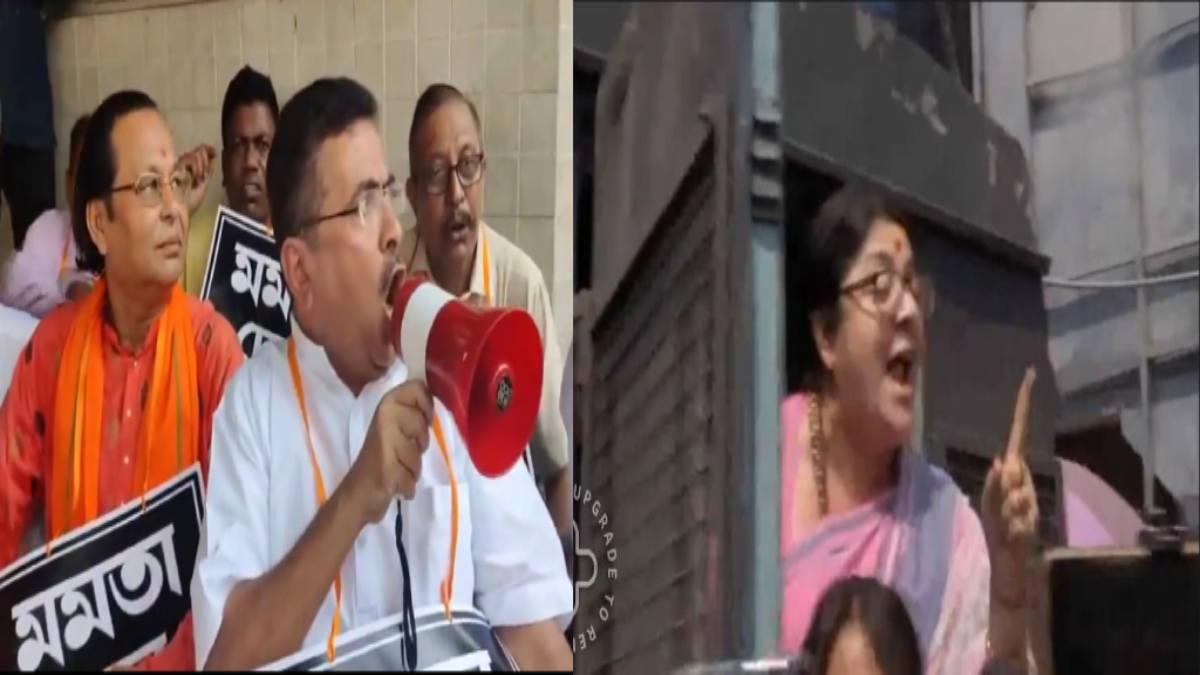 शिक्षक भर्ती के खिलाफ बंगाल में बीजेपी का हल्ला बोल, लॉकेट चटर्जी समेत 20 कार्यकर्ता हिरासत में, इधर नौकरी गंवाने वाले टीचर्स से मिलीं ममता बनर्जी