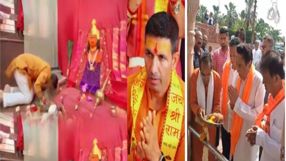 हनुमान जन्मोत्सव 2025ः पीसीसी चीफ जीतू पटवारी और कमलनाथ ने की संकटमोचक भगवान की पूजा-अर्चना, मंत्री तोमर ने कसा तंज