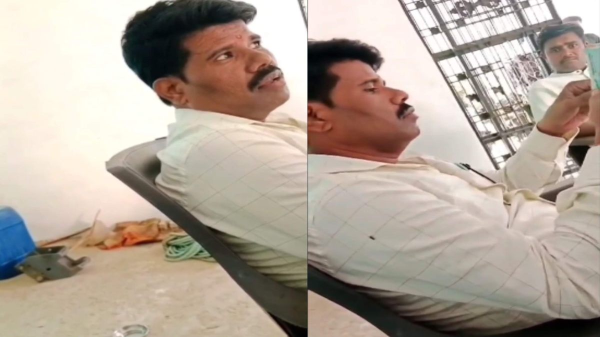 लगता है साहब को सैलरी कम पड़ रही है! रिश्वत लेते पटवारी कैमरे में कैद, आखिर कब चलेगा उच्च अधिकारियों का हंटर?