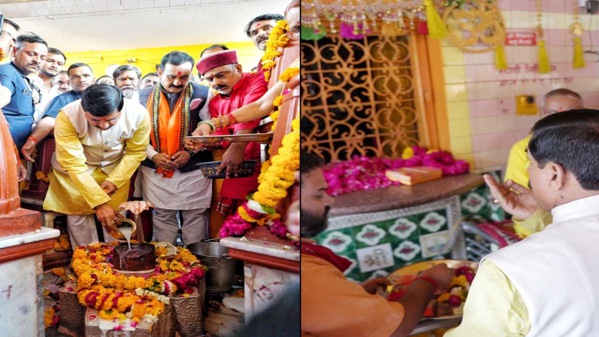 सीएम डॉ मोहन ने मां पीताम्बरा के किए दर्शन: दतिया में शराबबंदी लागू करने पर हुआ भव्य अभिनंदन, देवी मां की कृपा वाले स्थानों को देवी लोक के रूप में विकसित करने का ऐलान