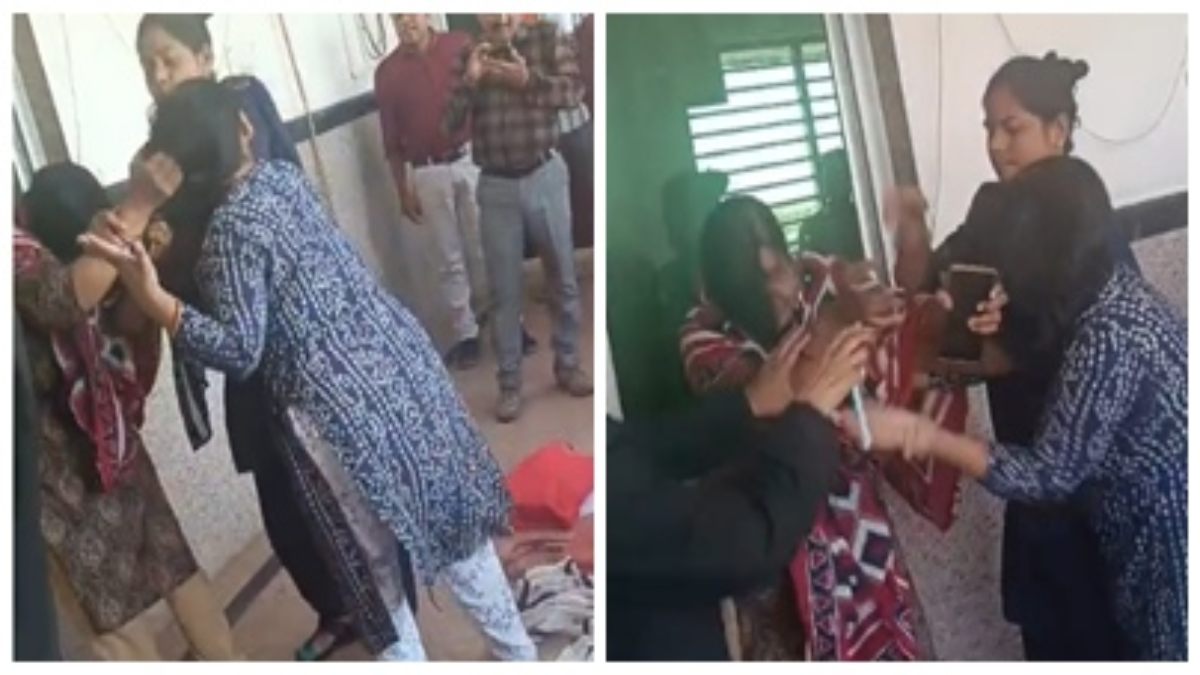 किसी जंग से कम नहीं ये लड़ाई: कोर्ट के बाहर नई और एक्स बीवी में जमकर हुई मारपीट, फैमिली ड्रामा का Video वायरल