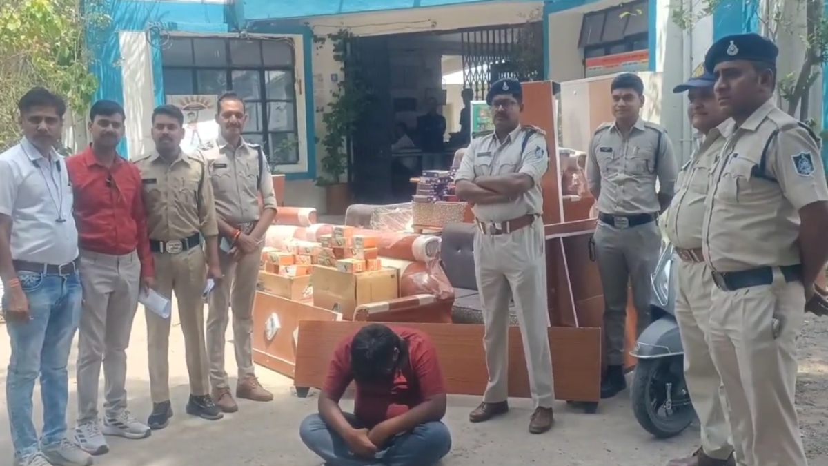 अंतर्राज्यीय ठग चढ़ा पुलिस के हत्थे: खुद को बताता था सरकारी ठेकेदार, 6 जिलों में की लाखों की ठगी  