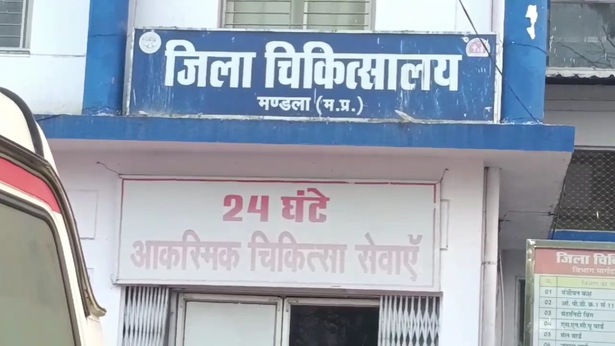 मंडला जिला अस्पताल में बवालः गार्ड ने मरीज के परिजनों से की मारपीट, वीडियो वायरल