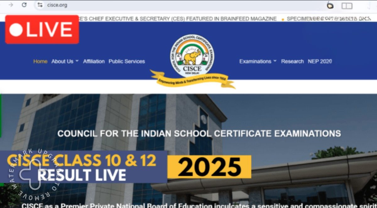 ICSE Board Result 2025: आईसीएसई बोर्ड ने 10वीं और 12वीं का रिजल्ट जारी किया, यहां से डाउनलोड करें मार्कशीट