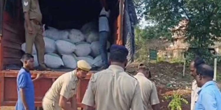 ड्रग माफिया ने नीम के पत्तों में छिपाया था गांजा, कोरापुट से 1 करोड़ रुपये कीमत का 1 टन गांजा जब्त