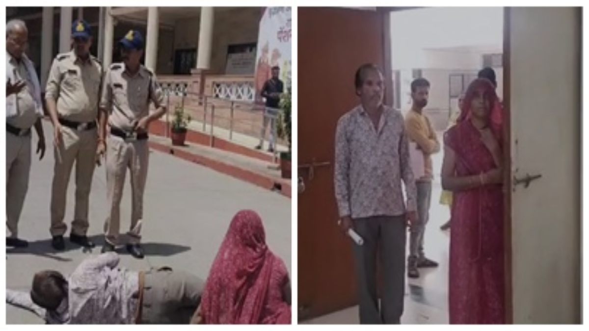 भीषण गर्मी में दंपत्ति ने कलेक्टर कार्यालय तक लगाए लोट, कहा- न्याय नहीं मिला तो…  