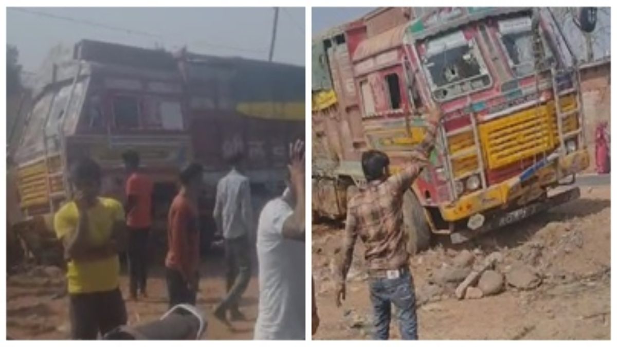 सड़क हादसे में उजड़ गया परिवार: ट्रक ने बाइक को रौंदा, पिता समेत दो बच्चों की दर्दनाक मौत, दो मासूम गंभीर घायल  