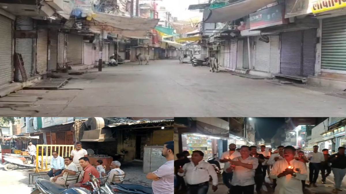 पहलगाम आतंकी हमले को लेकर MP में विरोध-प्रदर्शन जारी: दतिया-सीहोर नगर में नहीं खुली दुकानें, उमरिया में कैंडल मार्च, कल भोपाल रहेगा बंद