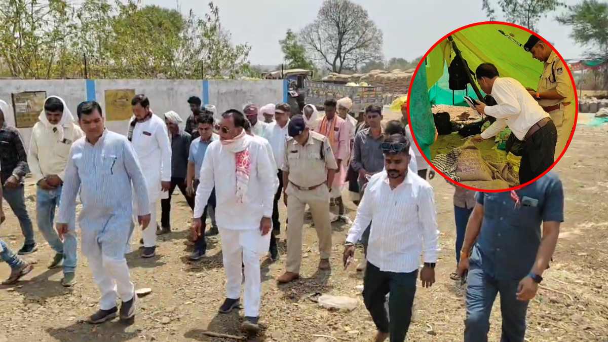 मंत्री ने खरीदी केंद्र पर पकड़ी गड़बड़ी: 150 ग्राम अधिक तौला जा रहा था गेहूं, रोज लूट रहे थे 4 से 5 क्विंटल गेहूं, सख्त कार्रवाई के दिए निर्देश