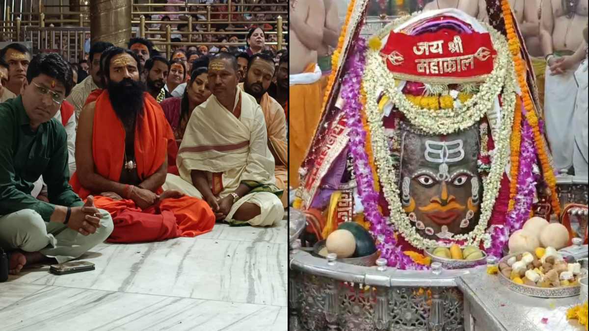 महाकाल के दर पर बाबा रामदेव: भस्म आरती में हुए शामिल, भगवान महाकालेश्वर का लिया आशीर्वाद, मंदिर की महिमा का किया बखान