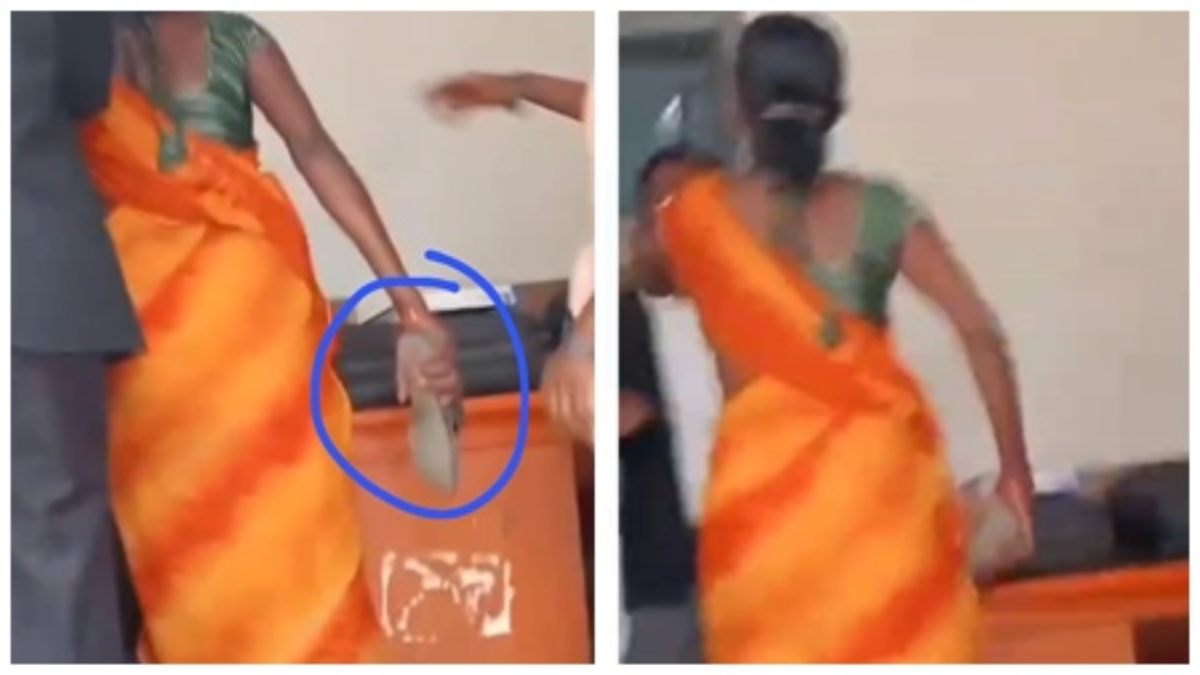 कोर्ट परिसर में हंगामा: दो महिलाओं ने वकील की चप्पलों से की पिटाई, Video वायरल 