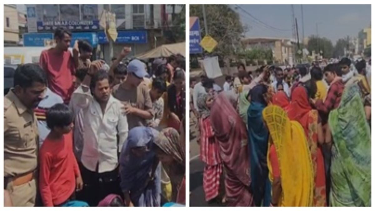 सड़क हादसे में युवक की मौत: परिजनों का फूटा गुस्सा, मुख्य मार्ग पर शव रख किया चक्काजाम, वाहन चालक के खिलाफ कार्रवाई की मांग 
