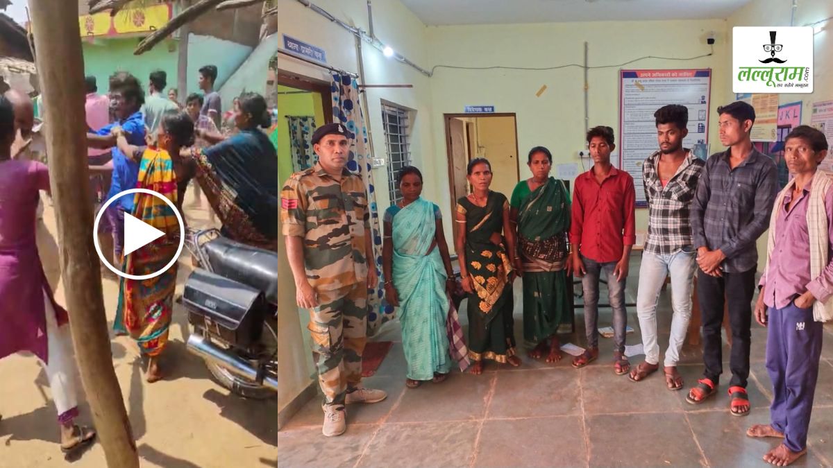 कोर्ट के आदेश पर जमीन का कब्जा दिलाने पहुंचे कर्मी पर हमला: पुलिस ने 3 महिलाओं समेत 6 आरोपियों को भेजा जेल, पिटाई का VIDEO हुआ वायरल