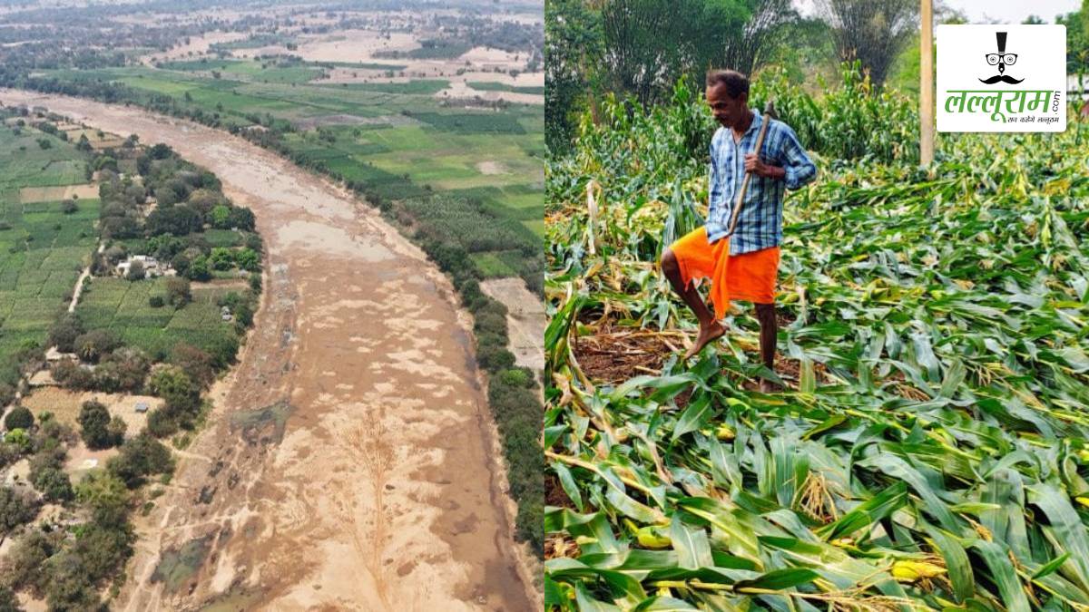 बस्तर में किसानों को दोहरा नुकसान: इंद्रावती नदी के सूखने से थे परेशान, अब बेमौसम बारिश से फसल हुई बर्बाद