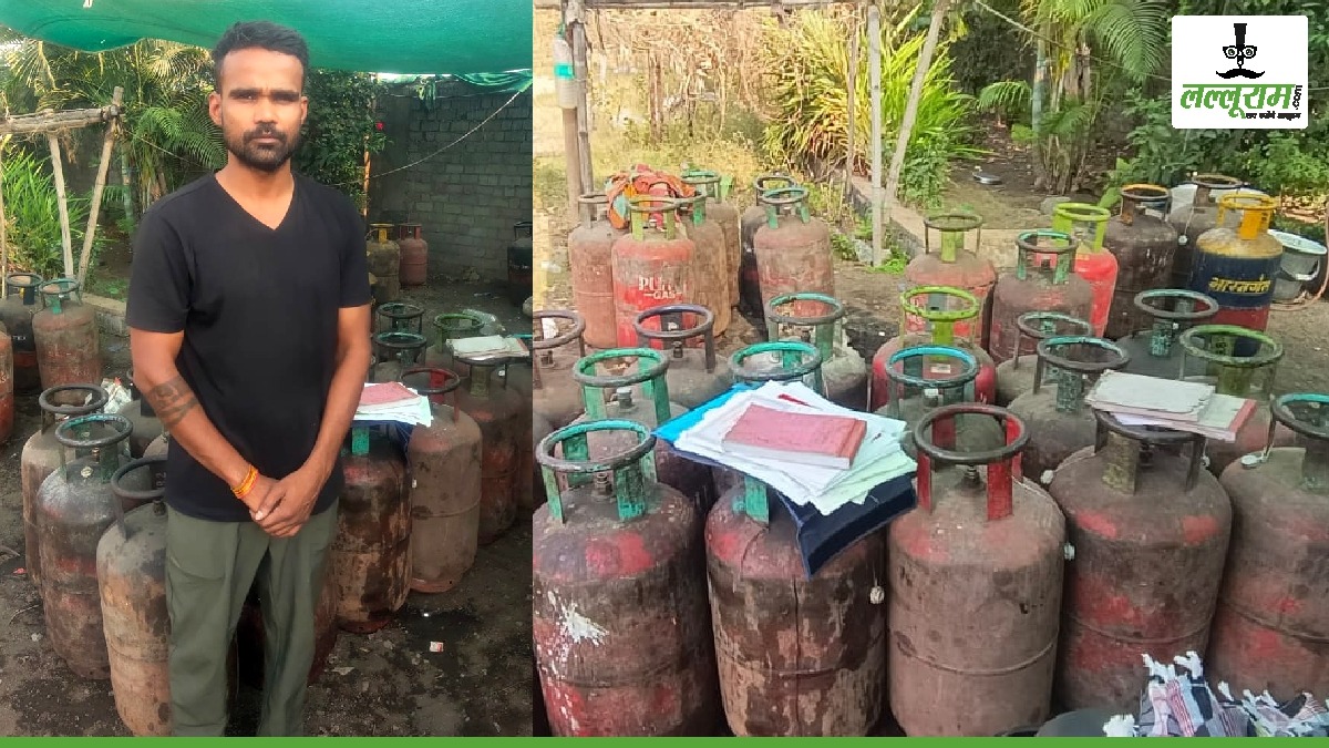 रायपुर पुलिस की बड़ी कार्रवाई, 209 गैस सिलेंडर जब्त