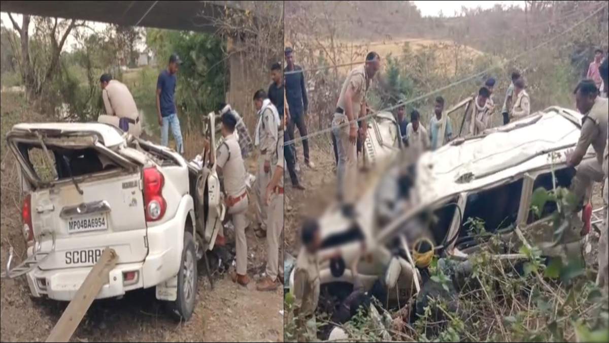 दर्दनाक सड़क हादसे में चार की मौत: नहर के पुल से नीचे गिरी तेज रफ्तार कार, दो की हालत गंभीर