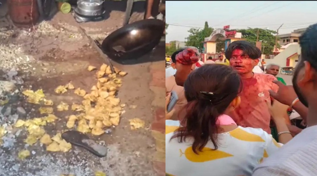 समोसा खाकर बोला नहीं दूंगा पैसा, तू जानता नहीं मुझे… दुकानदार पर उड़ेला खौलता तेल, लोगों ने सनकी युवक की जमकर की पिटाई 