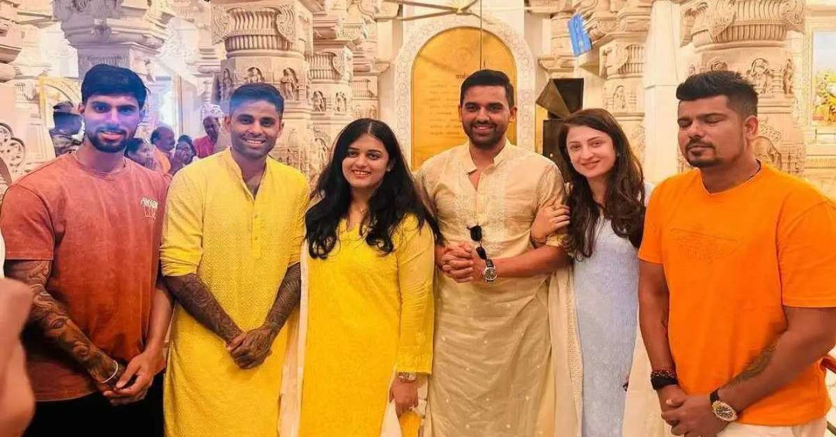 श्रीराम के दर पर सितारों का जमावड़ाः सूर्यकुमार यादव के साथ मुंबई इंडियंस के कई खिलाड़ियों ने किया रामलला का दर्शन