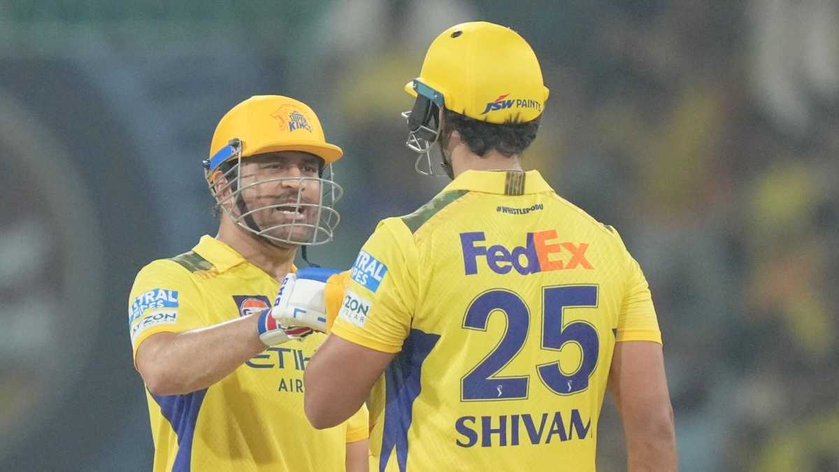 LSG vs CSK IPL 2025 : चेन्नई की दूसरी जीत, लखनऊ को 5 विकेट से हराया, धोनी-शिवम का चला बल्ला