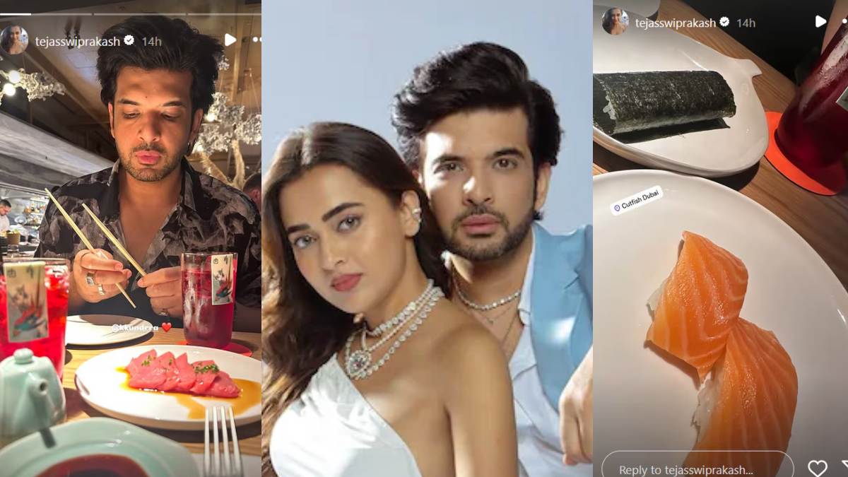 दुबई में डिनर डेट एंजॉय करते दिखे Karan Kundrra और Tejasswi Prakash, एक्ट्रेस ने शेयर किया फोटो …