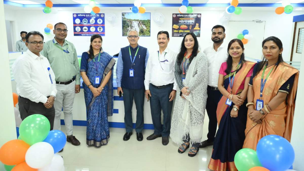 छत्तीसगढ़ राज्य ग्रामीण बैंक की शाखा शंकर नगर के नए भवन का शुभारंभ