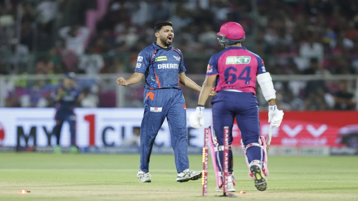 RR vs LSG IPL 2025 : LSG ने रोमांचक मुकाबले में राजस्थान को 2 रन से हराया, आवेश खान ने झटके 3 विकेट, वैभव ने अपने डेब्यू मैच में बटोरी सुर्खियां
