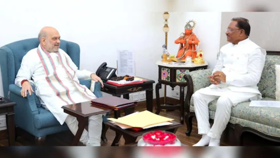 गृहमंत्री शाह से मुलाकात के लिए CM साय हुए रवाना, नए आपराधिक कानूनों और नक्सल उन्मूलन पर होगी अहम बैठक
