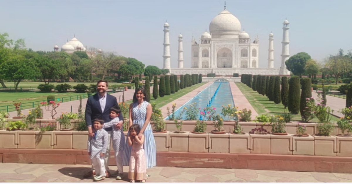 अमेरिकी उपराष्ट्रपति जेडी वेंस ने किया ताज का दीदार, परिवार संग खिंचाई फोटो, विजिटर्स बुक में लिखी ये बात