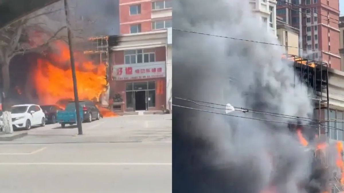 Fire In Restaurant : रेस्टोरेंट में लगी भीषण आग, 22 लोगों की मौत, मचा कोहराम