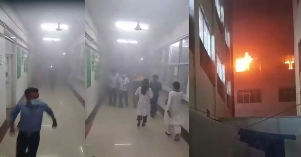 BREAKING : लोकबंधु हॉस्पिटल में लगी आग, मौके पर पहुंचे डिप्टी सीएम पाठक