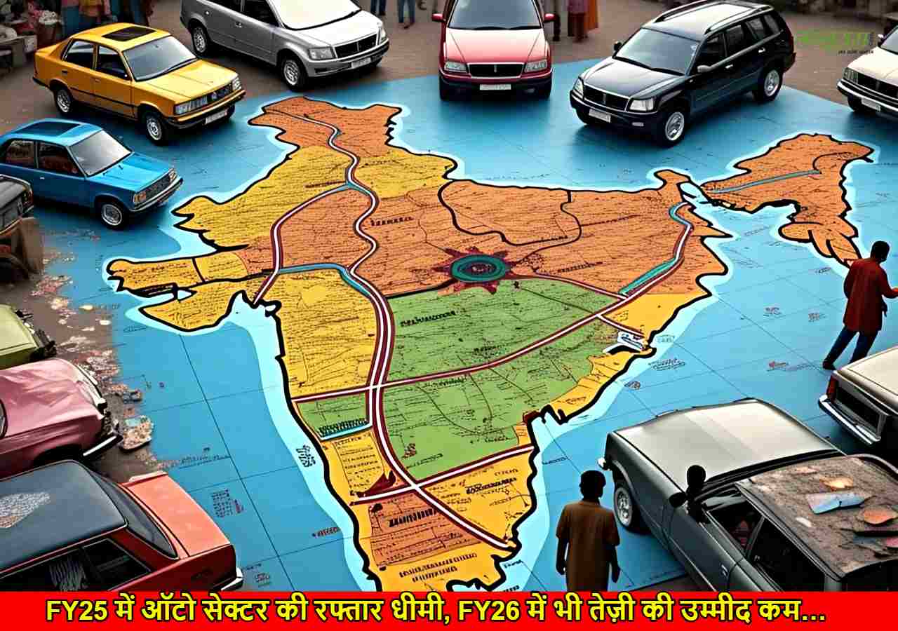 FY25 में ऑटो सेक्टर की रफ्तार धीमी, FY26 में भी तेज़ी की उम्मीद कम…