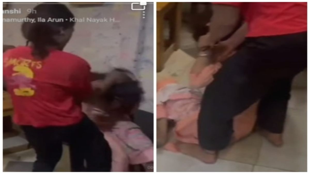 इनकी दबंगई तो देखों: दो लड़कियों ने एक युवती को जमीन पर पटक-पटककर पीटा, सोशल मीडिया पर Video वायरल 