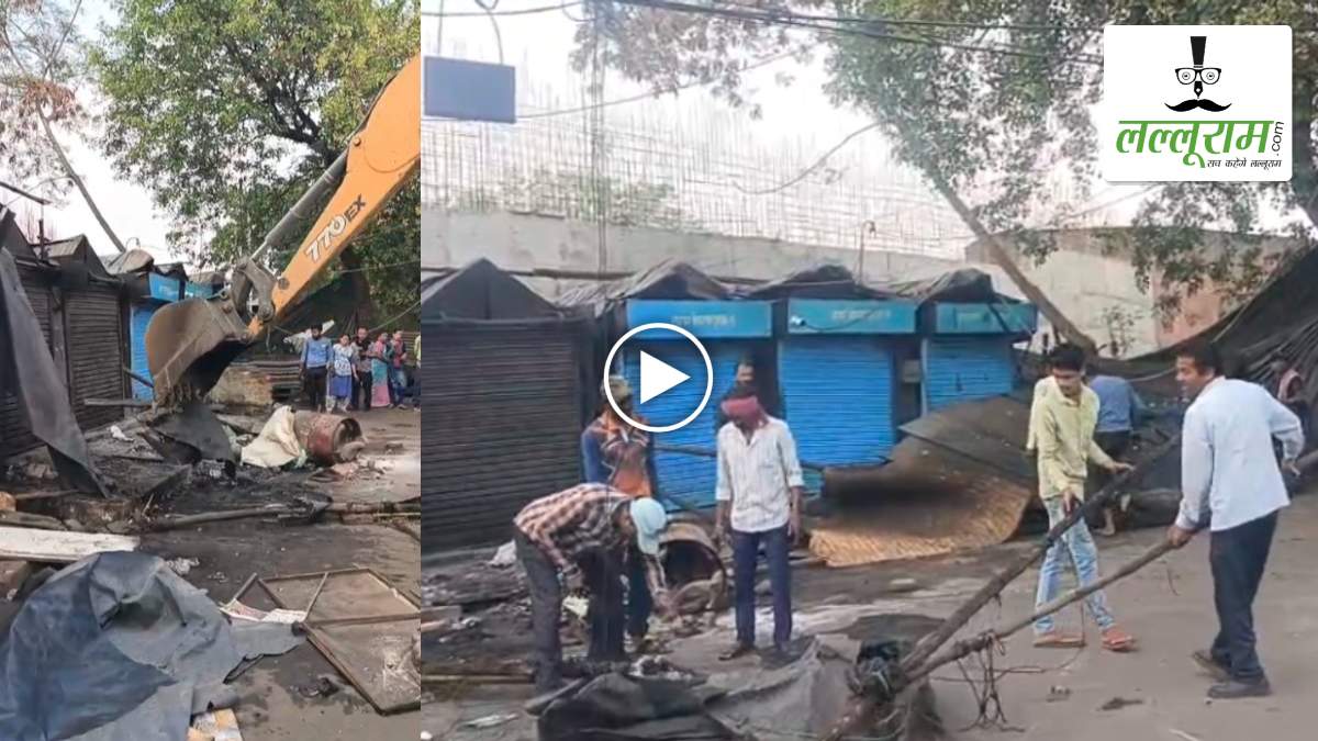 राजधानी में अतिक्रमण के खिलाफ नगर निगम की बड़ी कार्रवाई, 20 साल पुरानी दुकानों पर चलाया बुलडोजर, देखें VIDEO